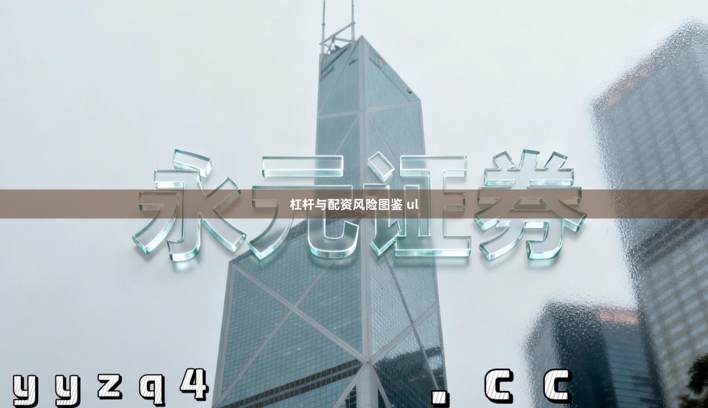 杠杆与配资风险图鉴 ul